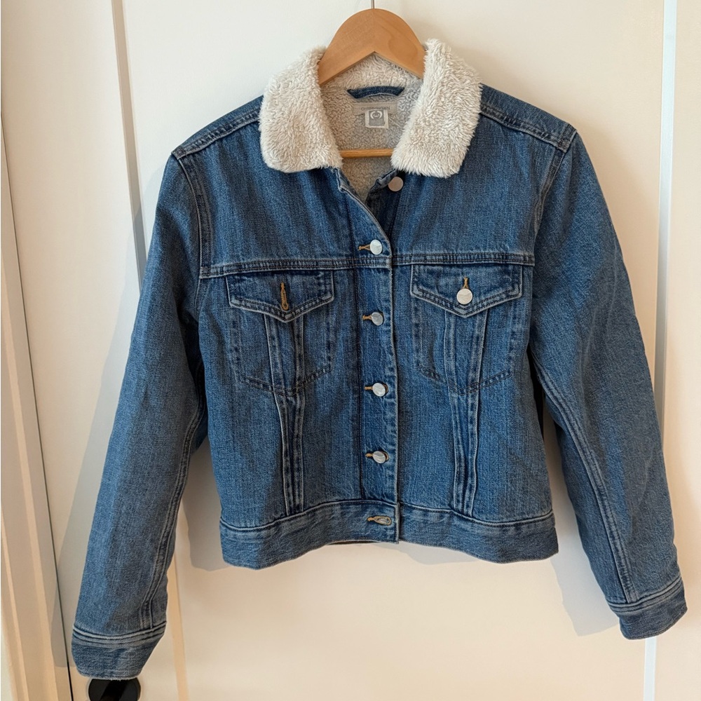 Outerknown Sherpa Denim Jacket